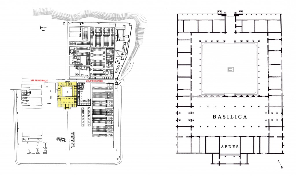 Roman Reconstructions — – I – Headquarters (principia) at the fort of ...